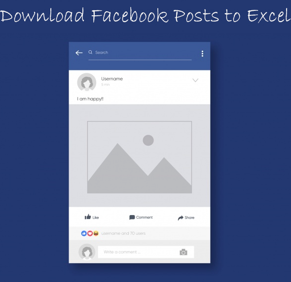 How to get Facebook posts in Excel format